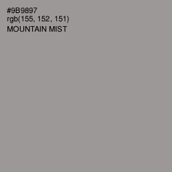 #9B9897 - Mountain Mist Color Image